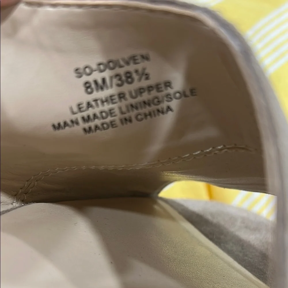 Sole Society Tan Espadrille Shoes EUC